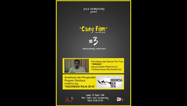 Galery “Cang Film” Aceh Documentary Forum Ke-3