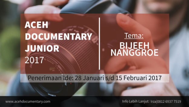 Formulir Pendaftaran Aceh Documentary Junior (ADJ) 2017