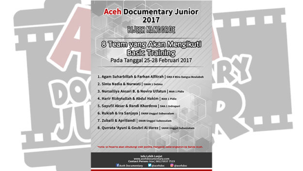 Pengumuman 8 Team Yang Lolos Ke Tahap Basic Training ADJ 2017
