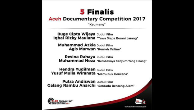 Finalis Aceh Documentary Competition 2017