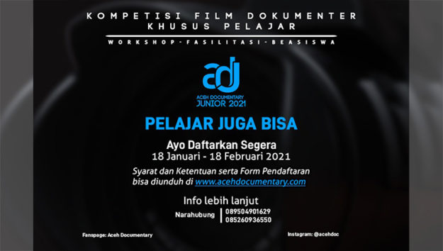 TERM OF REFERENCE (TOR) ACEH DOCUMENTARY JUNIOR (ADJ) 2021