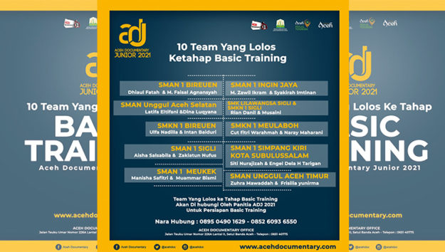 Pengumuman 10 Besar Team ADJ 2021