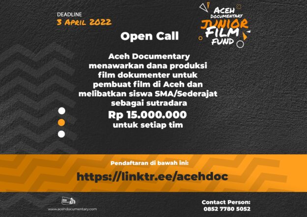 Aceh Documentary Junior Film Fund 2022